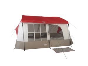Wenzel 11.5 x 10 Shenanigan Large 5 Person Trail Camping Teepee Tent Red Plaid