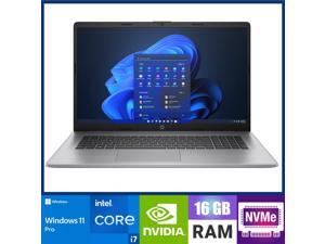 Refurbished HP 470 G9 Laptop Intel Core i7 12th Gen 1255U 170GHz 16GB Memory 512 GB PCIe SSD NVIDIA GeForce MX550 173 1920 x 1080 Windows 11 Pro 64bit 6Z0W9UTRABA