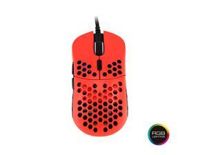 HK Gaming Mira M Ultra Lightweight Honeycomb Shell Wired Gaming Mouse - 6 Buttons - 2.1 oz (63 g) HK Gaming Mira M Ultra Lightweight Honeycomb Shell Wired Gaming Mouse - 6 Buttons - 2.1 oz (63 g)