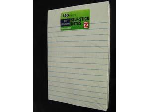 Self Stick Sticky Notes 150 sheets 4"X6" Self Stick Sticky Notes 150 sheets 4"X6"