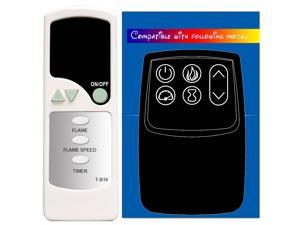 Replacement for Twin Star CHIMNEYFREE Duraflame Fireplace Stove Heater Infrared Remote Control 26II040FGL 26II040FSL 26II040CGL 28II040FGL 28II040FSL 28II040CGL 18IRM9984-C325 18II801FGL (T-B16)