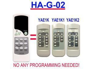 HA-G-02 Replacement for GE Window Air Conditioner Remote Control AJCQ12ACG AJCQ12ACGL1 AJCQ12DCF AJCQ12DCFW1 AJCQ12DCG AJCQ12DCGL1