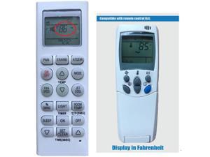 Replacement for Heat Controller Energy Knight Air Conditioner Remote Control for Model B/A-HMC09AS B/A-HMC12AS B/A-HMC18AS B/A-HMC24AS B/A-HMH12AS B/A-HMH18AS B/A-HMH24AS
