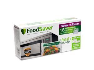FoodSaver 16 Freeze 'N Steam Microwave Cooking Bags FSFSBC0316-P00