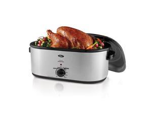 Oster 22-Quart Roaster Oven with Self-Basting Lid and Defrost Setting, CKSTRS23-SB-D