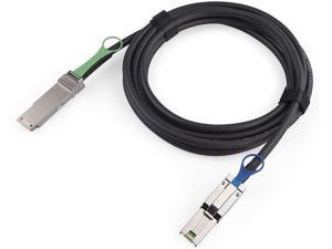 40G SAS Cable QSFP SFF-8436 to SFF-8088 Mini SAS Cable HD DDR Hybrid For NetApp DS4243 DS4246 1~5 Meters
