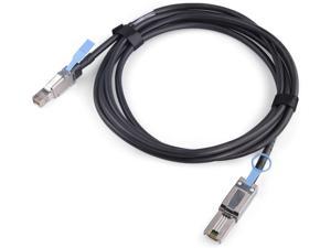 1.64ft 0.5-Meter 30AWG 10Gtek External Mini SAS HD SFF-8644 to QSFP Cable 