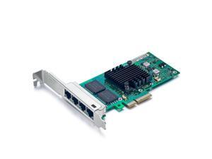 NIC Padarsey Intel 82580 Chipset I340-T4 E1G44HT 1G Gigabit Ethernet Network Adapter PCI Express 2.0 X4 Quad Copper RJ45 Ports