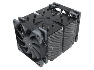 Scythe Ninja 5 Rev. B CPU Air Cooler, 120mm Single Tower, Intel LGA1700, LGA1151, AMD AM5/AM4, Dual Quiet Fans, Black Top Cover