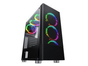Raidmax i302 Mesh Airflow ATX Gaming Case Tempered Glass side with 3 ARGB Fans Raidmax i302 Mesh Airflow ATX Gaming Case Tempered Glass side with 3 ARGB Fans