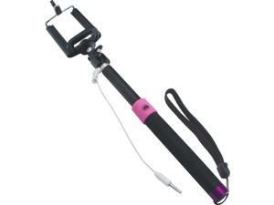 Selfie Stick, True Tech, with Wired Remote and Adjustable Phone Holder (Pink/Black) Selfie Stick, True Tech, with Wired Remote and Adjustable Phone Holder (Pink/Black)