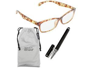 True Gear iShield Anti Reflective Coated Reading Glasses - Traditional Style (+1.25) - Yellow Demi True Gear iShield Anti Reflective Coated Reading Glasses - Traditional Style (+1.25) - Yellow Demi