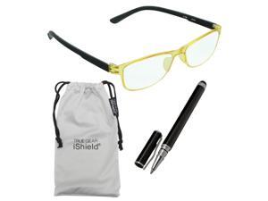 True Gear iShield Anti Reflective Coated Reading Glasses - Ultra Thin Frame (+1.50) - Yellow/Black True Gear iShield Anti Reflective Coated Reading Glasses - Ultra Thin Frame (+1.50) - Yellow/Black