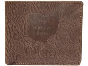 True Gear Men's State Wallets - Ohio (Dark Brown) True Gear Men's State Wallets - Ohio (Dark Brown)