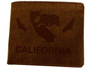 True Gear Men's State Wallets - California (Dark Brown) True Gear Men's State Wallets - California (Dark Brown)