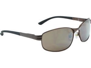 True Gear iShield Men's Metal Sunglasses with Spring temples (Matte Coffee) True Gear iShield Men's Metal Sunglasses with Spring temples (Matte Coffee)