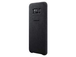 Genuine Samsung Alcantara Cover Case for Samsung Galaxy S8+ / S8 Plus - Dark Gray (EF-XG955ASEGWW)