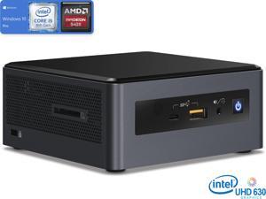 Intel NUC8i5INHJA Mini PC, Intel Core i5-8265U Upto 3.9GHz, 8GB RAM, 512GB NVMe SSD + 500GB HDD, AMD Radeon 540X, HDMI, Mini DisplayPort, Card Reader, Wi-Fi, Bluetooth, Windows 10 Pro