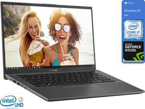 ASUS VivoBook X412 Notebook, 14" FHD Display, Intel Core i7-8565U Upto 4.6GHz, 12GB RAM, 1TB NVMe SSD, NVIDIA GeForce MX250, HDMI, Card Reader, Wi-Fi, Bluetooth, Windows 10 Pro ASUS VivoBook X412 Notebook, 14" FHD Display, Intel Core i7-8565U Upto 4.6GHz, 12GB RAM, 1TB NVMe SSD, NVIDIA GeForce MX250, HDMI, Card Reader, Wi-Fi, Bluetooth, Windows 10 Pro