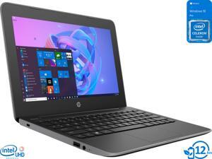 HP Stream Pro 11 G5 Notebook, 11.6" HD Display, Intel Celeron N4000 Upto 2.6GHz, 4GB RAM, 64GB eMMC, HDMI, Card Reader, Wi-Fi, Bluetooth, Windows 10 Pro (5VR92UT) HP Stream Pro 11 G5 Notebook, 11.6" HD Display, Intel Celeron N4000 Upto 2.6GHz, 4GB RAM, 64GB eMMC, HDMI, Card Reader, Wi-Fi, Bluetooth, Windows 10 Pro (5VR92UT)