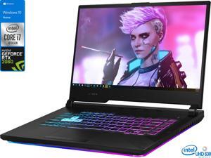 ASUS ROG Strix G15 Gaming Laptop, 15.6" 144Hz FHD Display, Intel Core i7-10750H Upto 5.0GHz, 16GB RAM, 512GB NVMe, NVIDIA GeForce RTX 2060, HDMI, DisplayPort via USB-C, Windows 10 Home (G512LV-ES74)