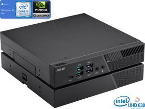ASUS PB60G Mini PC, Intel Core i5-8400T Upto 3.3GHz, 16GB RAM, 512GB NVMe SSD, NVIDIA Quadro P620, Mini DisplayPort, HDMI, DisplayPort, Wi-Fi, Bluetooth, Windows 10 Pro ASUS PB60G Mini PC, Intel Core i5-8400T Upto 3.3GHz, 16GB RAM, 512GB NVMe SSD, NVIDIA Quadro P620, Mini DisplayPort, HDMI, DisplayPort, Wi-Fi, Bluetooth, Windows 10 Pro