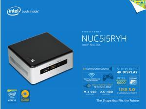 Intel Mini PC NUC, 5Th Gen Intel Core i5 up to 2.7Ghz, 8Gb DDR3, 1Tb Solid State Hybrid Drive, Wi-Fi, Bluetooth 4.0, with Power Adapter, Windows 10 Pro Intel Mini PC NUC, 5Th Gen Intel Core i5 up to 2.7Ghz, 8Gb DDR3, 1Tb Solid State Hybrid Drive, Wi-Fi, Bluetooth 4.0, with Power Adapter, Windows 10 Pro