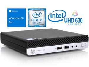 HP ProDesk 400 G4 Mini Desktop, Intel 6-Core i5-8500T Upto 3.5GHz, 8GB RAM, 256GB SSD, 2 x DisplayPort, Wi-Fi, Bluetooth, Windows 10 Pro HP ProDesk 400 G4 Mini Desktop, Intel 6-Core i5-8500T Upto 3.5GHz, 8GB RAM, 256GB SSD, 2 x DisplayPort, Wi-Fi, Bluetooth, Windows 10 Pro