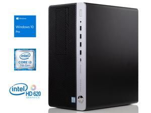 HP ProDesk 600 G3 Desktop, Intel Dual-Core i3-7100 3.9GHz, 16GB RAM, 512GB SSD, DVD-RW, DisplayPort, VGA, Wi-Fi, Bluetooth, Windows 10 Pro