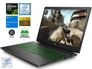 HP Pavilion 15 Gaming Notebook, 15.6" IPS FHD, Intel 6-Core i7-8750H Upto 4.1GHz, 16GB RAM, 1TB NVMe SSD + 1TB HDD, GTX 1060 3GB, HDMI, Card Reader, Backlit Keyboard, Wi-Fi, BT, Windows 10 Pro HP Pavilion 15 Gaming Notebook, 15.6" IPS FHD, Intel 6-Core i7-8750H Upto 4.1GHz, 16GB RAM, 1TB NVMe SSD + 1TB HDD, GTX 1060 3GB, HDMI, Card Reader, Backlit Keyboard, Wi-Fi, BT, Windows 10 Pro