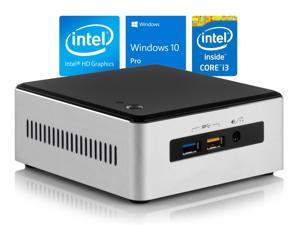 Intel NUC5i3RYH Mini PC, Intel Core i3-5005U 2.0GHz, 4GB RAM, 512GB SSD, Mini DisplayPort, Mini HDMI, Wi-Fi, Bluetooth, Windows 10 Pro