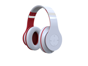 Fuji Labs White AUFJ-W-HD2000-WH Bluetooth Wireless HD2000 Professional Stereo Headphones Fuji Labs White AUFJ-W-HD2000-WH Bluetooth Wireless HD2000 Professional Stereo Headphones