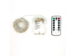 Fuji Labs Remote Controlled 100 Mini LED 10-Meter 6 stranded Multi-Color Multi-Mode Battery Powered String Light