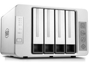 TERRAMASTER F4-210 4-Bay NAS 2GB RAM Quad Core Network Attached Storage Media Server Personal Private Cloud (Diskless)