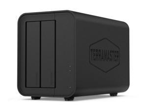 TERRAMASTER F2-424 NAS Storage 2Bay  N95 Quad-Core CPU, 8GB DDR5 RAM, 2.5GbE Port x 2, Network Attached Storage with High Performance (Diskless)