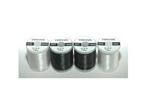 Veevus GSP Thread - Black/100 Denier - Fly Tying Veevus GSP Thread - Black/100 Denier - Fly Tying