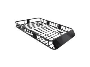 Spec-D Tuning Universal 64" Black Extension Roof Rack Cargo Luggage Carrier Hold Basket SUV Spec-D Tuning Universal 64" Black Extension Roof Rack Cargo Luggage Carrier Hold Basket SUV