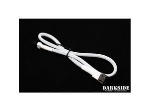 Darkside 3-Pin 40cm (16") M/F Fan Sleeved Cable - White (DS-0247) Darkside 3-Pin 40cm (16") M/F Fan Sleeved Cable - White (DS-0247)