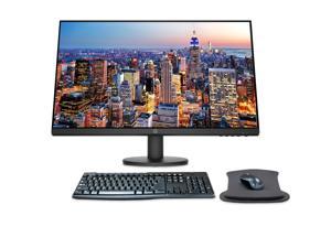 HP P27v G4 27 Inch 1920 x 1080 Full HD IPS LEDBacklit LCD Monitor Bundle with HDMI VGA Gel Mouse Pad and MK270 Wireless Keyboard and Mouse Combo