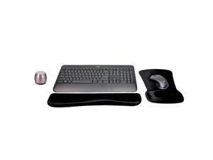 Logitech MK540 Advanced Wireless Keyboard & Mouse Combo Active Lifestyle Travel Home Office Modern Bundle with Micro Glam Portable Wireless Bluetooth Speaker, Gel Wrist Pad & Gel Mouse Pad