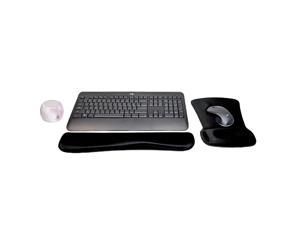 Logitech MK540 Advanced Wireless Keyboard & Mouse Combo Travel Home Office Modern Bundle with Boost Water-Resistant Portable Wireless Bluetooth Speaker, Gel Wrist Pad, & Gel Mouse Pad
