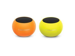 Fashionit U Speakers Micro Glam Portable Wireless Bluetooth Speaker with Built-in Microphone & Selfie Remote Control - Ideal for Travel, Home, 