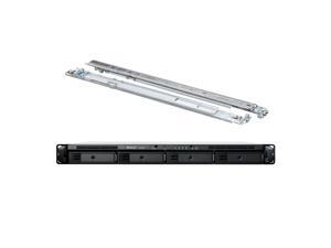 Synology RackStation RS422+ NAS Server with Ryzen 2.6GHz CPU, 2GB Memory, 4TB SSD Storage, 2 x 1GbE LAN Ports, DSM Operating System Bundle with Rail kit