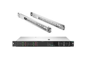 HP ProLiant DL20 Gen10 Rack Server Bundle with Rail Kit, Intel Xeon E-2136, 64GB DDR4, 16TB SATA, Windows Server 2019 Standard