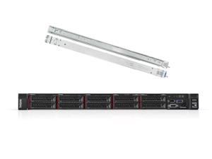 Lenovo ThinkSystem SR250 Rack Server Bundle with Rail Kit, Windows Server 2019, Intel Xeon E-2136 6-Core 3.3GHz, 64GB DDR4, 4TB SSD, RAID