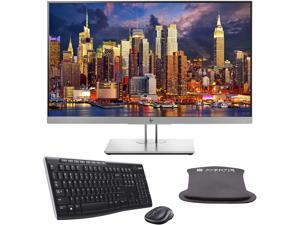 HP EliteDisplay E243 24 Inch 1920 x 1080 (1FH47A8) Full HD IPS LED-Backlit LCD Monitor Bundle with HDMI, VGA, DisplayPort, Gel Mouse Pad, and Wireless Keyboard and Mouse Combo