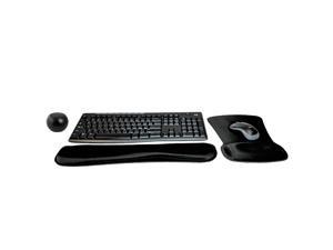 Logitech MK270 Wireless Keyboard & Mouse Combo Active Lifestyle Travel Home Office Must-Have Modern Bundle with Mini Portable Wireless Bluetooth Speaker, Gel Wrist Pad & Gel Mouse Pad
