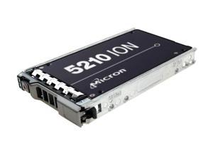 Micron 5210 Ion Enterprise SSD with Drive Tray, 7.68TB 6Gb/s 2.5" SATA SSD, Compatible with Dell PowerEdge R430, R630, R730, R730XD, R830, R930, T430, T440 and T630 Servers