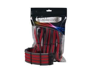 CableMod PRO ModMesh Cable Extension Kit - CARBON / RED CableMod PRO ModMesh Cable Extension Kit - CARBON / RED