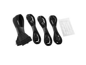 CableMod® ModFlex™ Basic Cable Extension Kit - Dual 6+2 Pin Series - BLACK CableMod® ModFlex™ Basic Cable Extension Kit - Dual 6+2 Pin Series - BLACK
